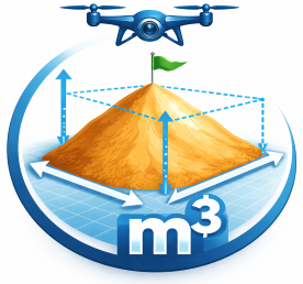 Drohnenvermessung | Volumenbestimmung