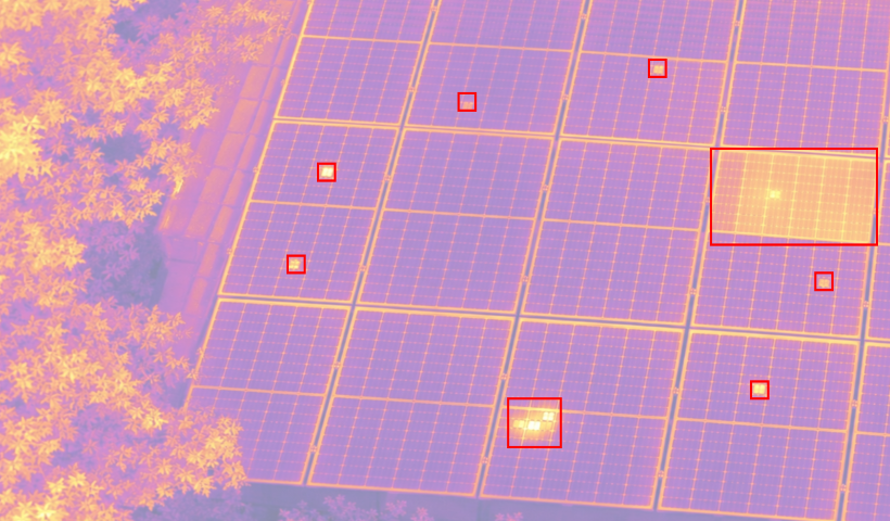 Defekte Solarmodule